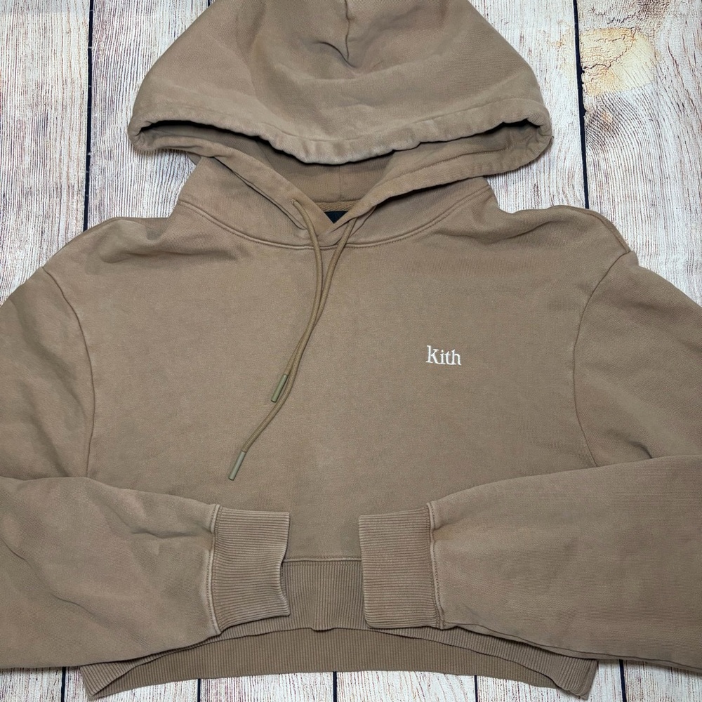Kith Classic Logo Cropped Hoodie